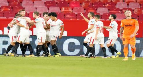 إشبيلية يصدم فالنسيا بثلاثية ويتأهل لدور الثمانية بكأس إسبانيا